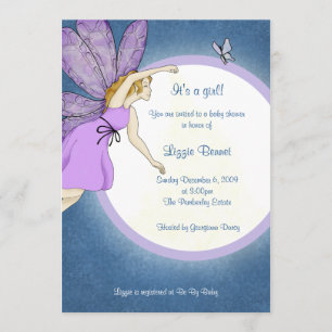 Fairy Baby Dusche Einladung