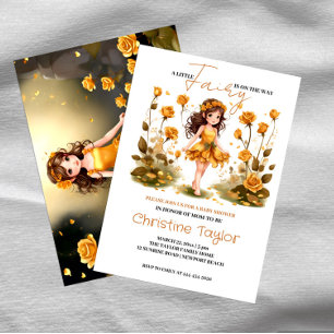 Fairy Baby Shower Einladung