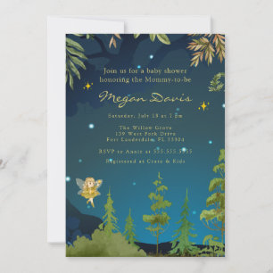 Fairy Baby Shower Invitations Enchanted Forest