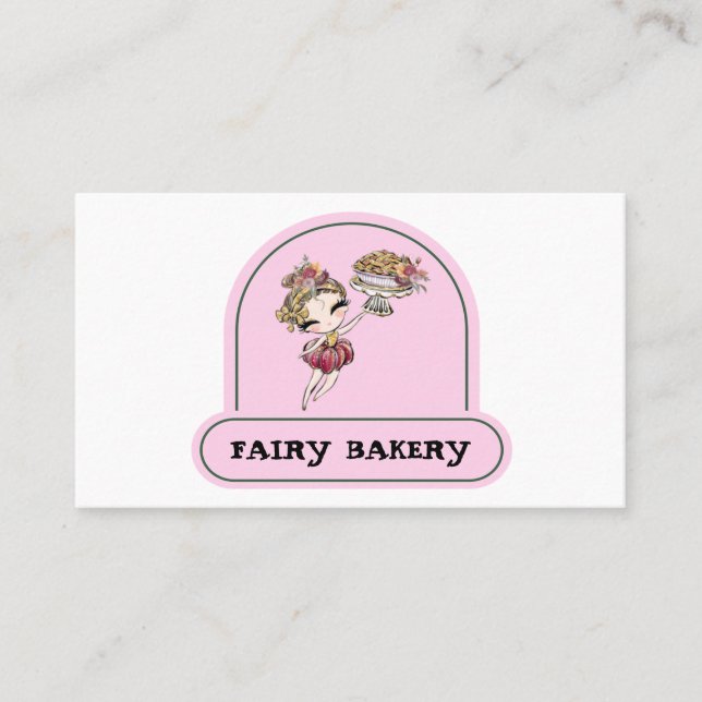 Fairy Bakery Visitenkarte (Vorderseite)