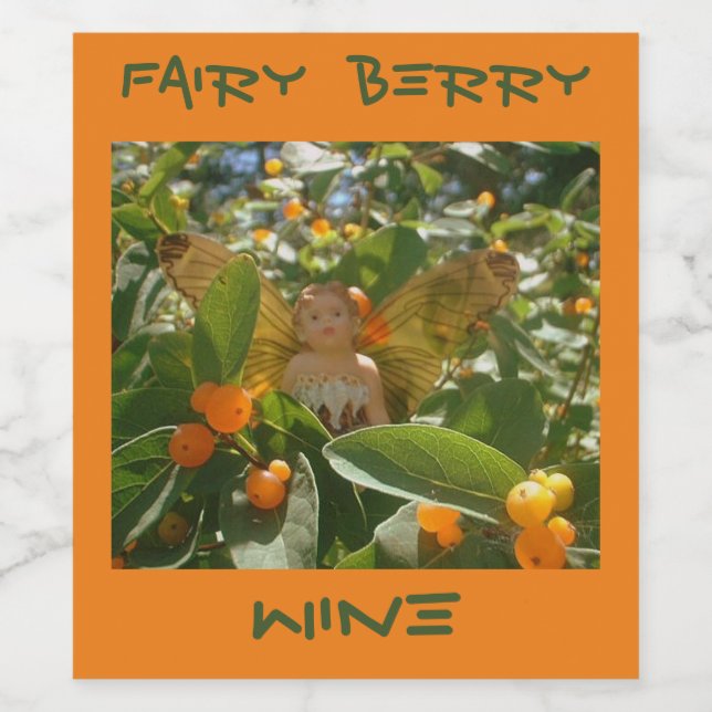 FAIRY BERRY WEIN - WEINETIKETT (Einzelnes Label)
