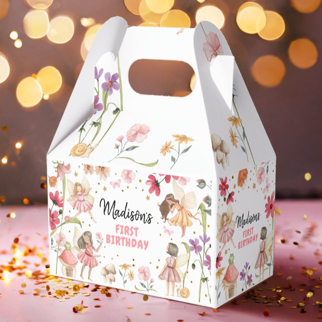 Fairy Birthday 1. Verzauberter Wald Girl Floral Geschenkschachtel (Von Creator hochgeladen)