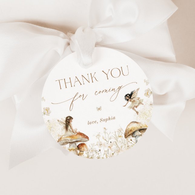 Fairy Birthday Boho Vielen Dank Geschenkanhänger (Von Creator hochgeladen)