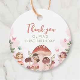 Fairy Birthday Danke, dass Sie Geschenkmarken bevo Geschenkanhänger