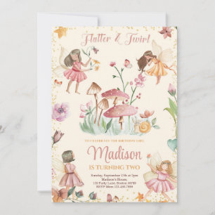 Fairy Birthday Einladung verzauberter Wald einlade