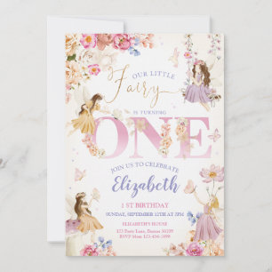Fairy Birthday Invitation Fairy Garden Anniversair