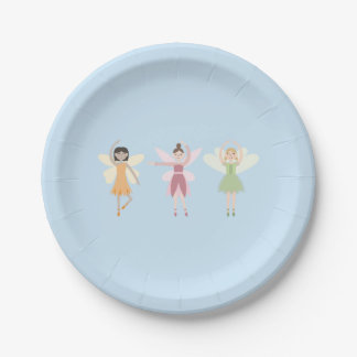 Fairy Birthday Plate Pappteller