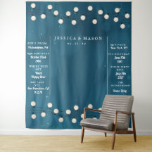 Fairy Bokeh String Lights Garland Wedding Backdrop