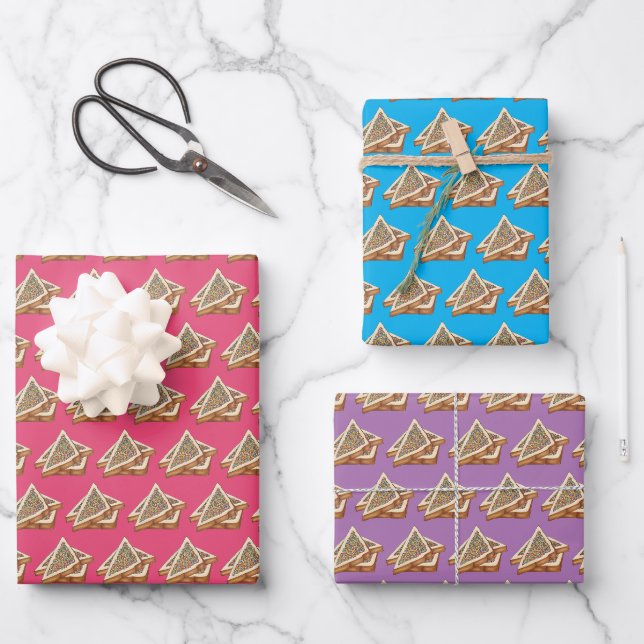 Fairy Brot Hunderttausende australische Lebensmitt Geschenkpapier Set (Vorderseite)