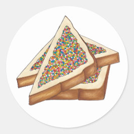 Fairy Brot Hunderttausende australische Lebensmitt Runder Aufkleber