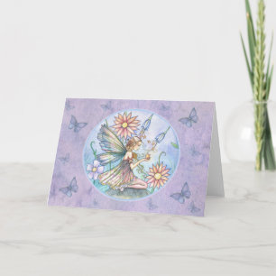 Fairy Butterfly Blank Card von Molly Harrison Karte