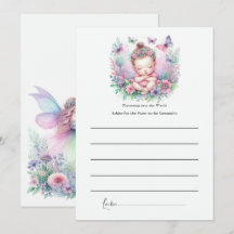 Fairy & Butterfly Garden Flutter Liebe Babydusche