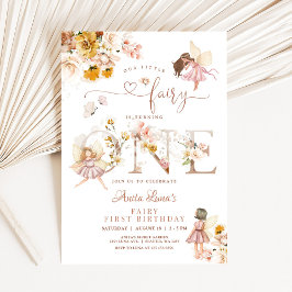 Fairy Butterfly Magische Wildblume 1. Geburtstag Einladung