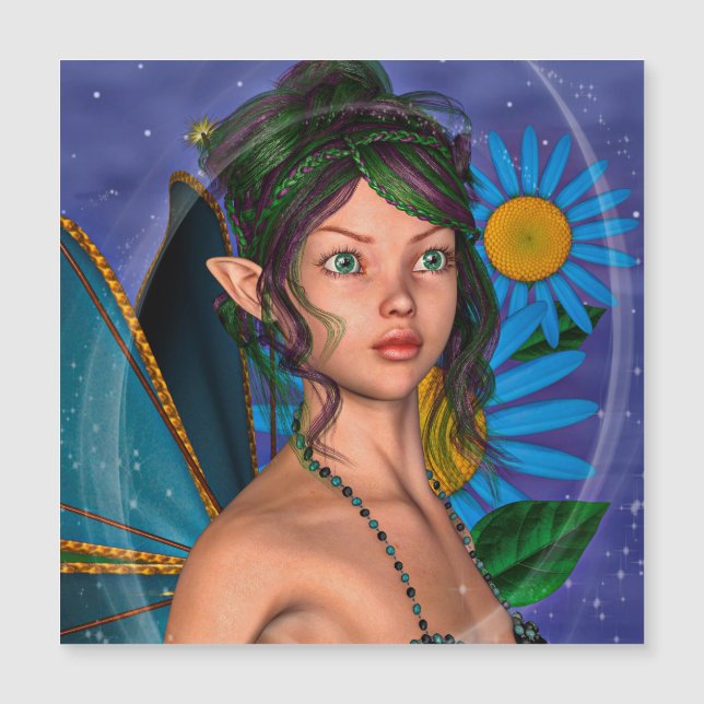 Fairy Butterfly Magnetkarte (Vorderseite)