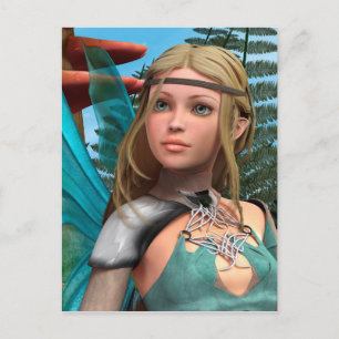 Fairy Butterfly Postkarte