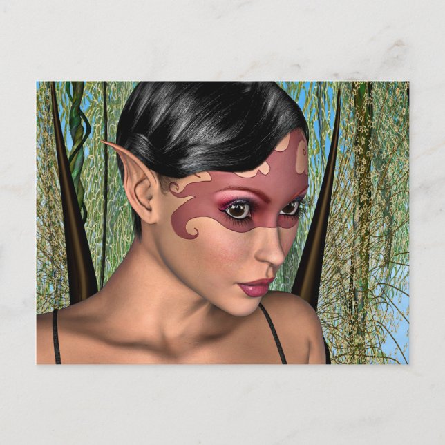 Fairy Butterfly Postkarte (Vorderseite)