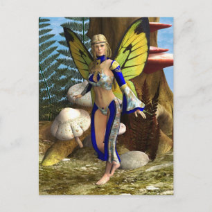 Fairy Butterfly Postkarte