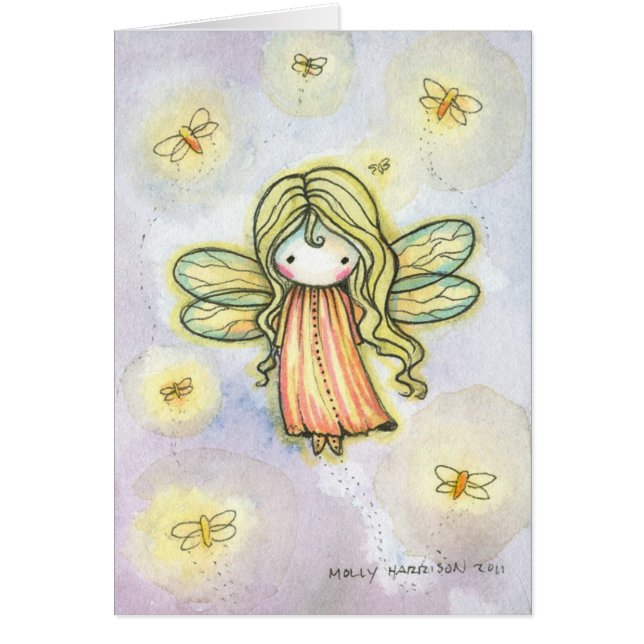 Fairy Card "Firefly Süsse" von Molly Harrison (Vorne)