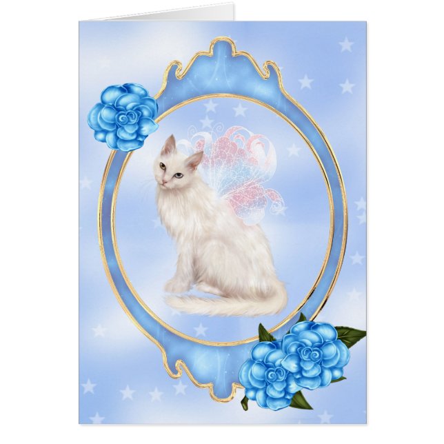 Fairy Cat All Occasion Card (Devant)