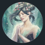 Fairy Christmas Sticker<br><div class="desc">Fairy Christmas Sticker</div>