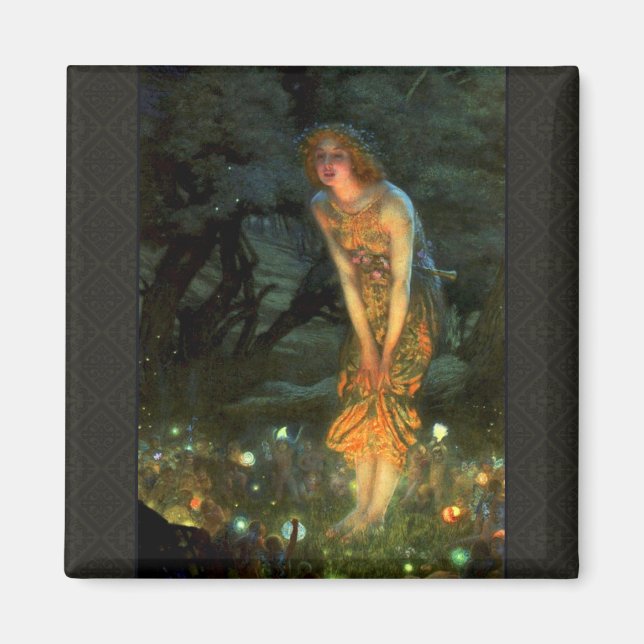 Fairy Circle Fairies Midsommer Eve Magnet (Vorne)