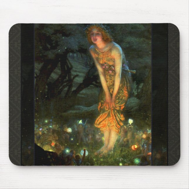 Fairy Circle Fairies Midsommer Eve Mousepad (Vorne)