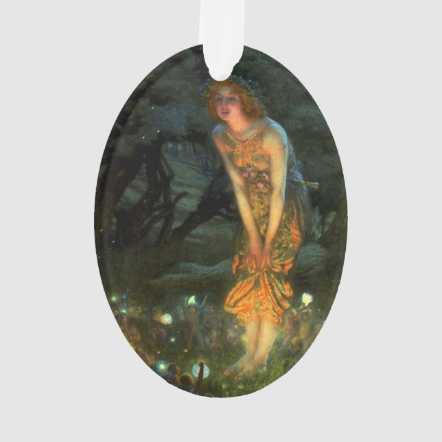 Fairy Circle Fairies Midsommer Eve Ornament (Rückseite)