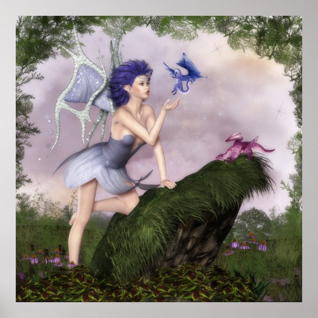 Fairy Conversations: Drachen Poster (Vorne)