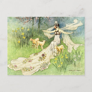 Fairy Coquette und Lambs Postkarte