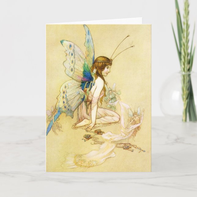Fairy Costume Grußkarte Karte (Vorderseite)