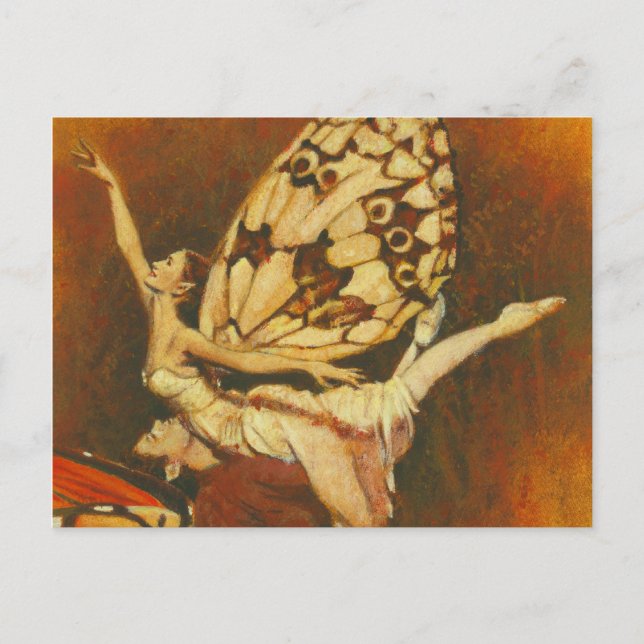 Fairy Couple Post Card Postkarte (Vorderseite)