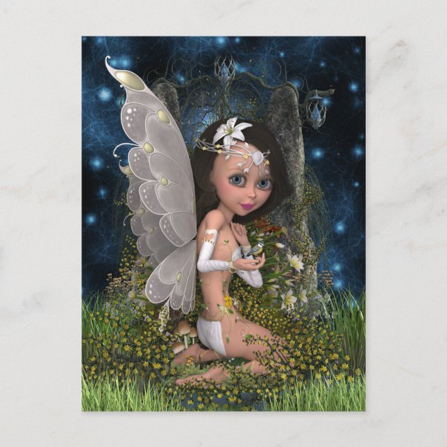 Fairy Crystal Postkarte (Vorderseite)