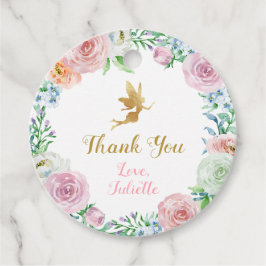 Fairy Danke Tag, Fairy Favor Tag, Loot Tag Geschenkanhänger
