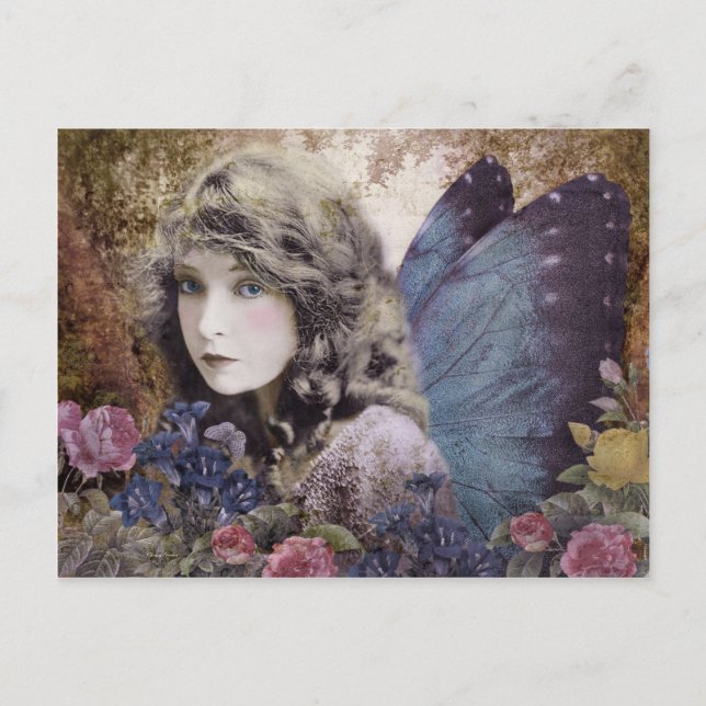 Fairy der Blume Postkarte (Vorderseite)