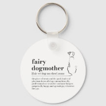 Fairy Dogmata Definition Schlüsselring, Dog Mum Ge