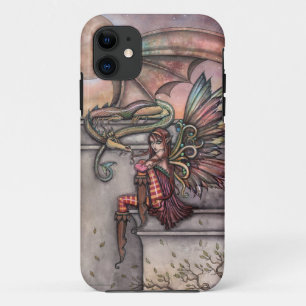 Fairy Dragon Fantasy Art iPhone Case