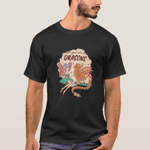 Fairy Dragon Liebe Girls Children Fairy Tale Fabul T-Shirt