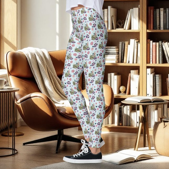Fairy Dragon liest Tee Freundschaft  Leggings (Von Creator hochgeladen)