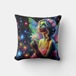 Fairy Dream Neon Lights Kissen