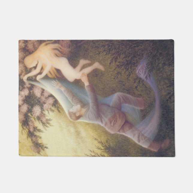 Fairy Dream (von Theodor Severin Kittelsen) Fußmatte (Vorderseite)