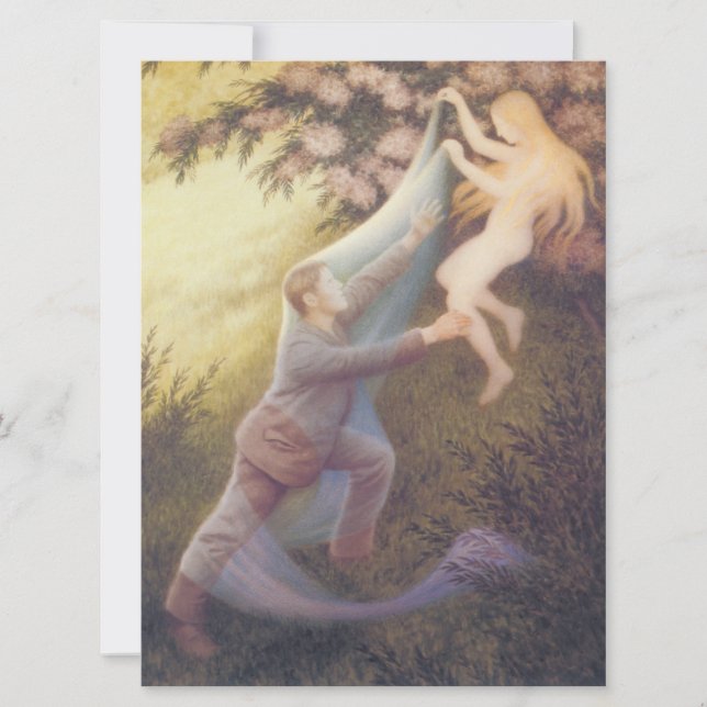 Fairy Dream (von Theodor Severin Kittelsen) Karte (Vorderseite)