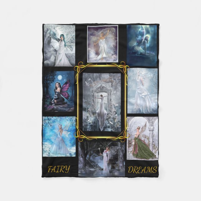 Fairy Dreams Fleece Blanke (Vorderseite)