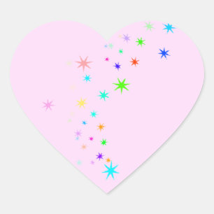Fairy Dust Herz-Aufkleber