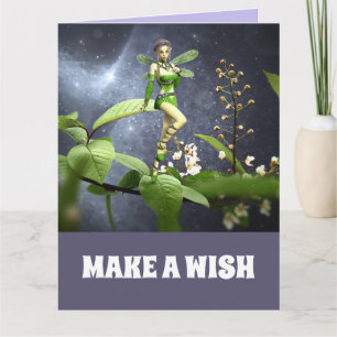 FAIRY ELF MÄDCHENGrußkarte Karte