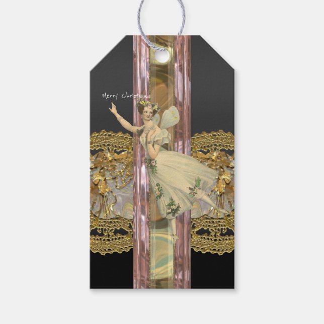 Fairy Erinnerung Weihnachten Geschenkanhänger (Vorderseite)