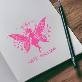 Fairy ex libris permastempel
