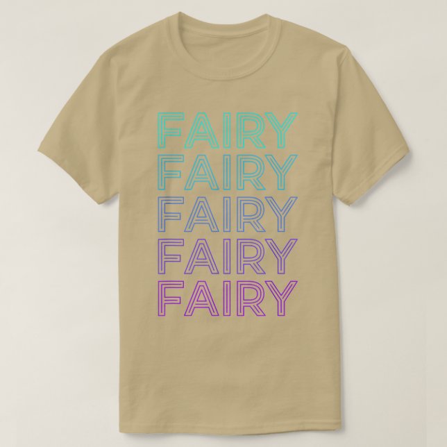 Fairy Fairycore Retro T-Shirt (Design vorne)