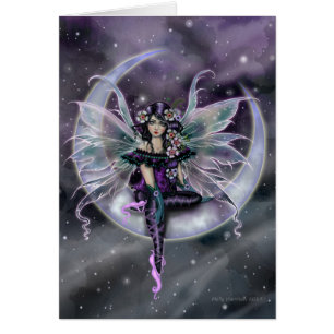 Fairy Fantasy Art de la Lune Lavande par Molly Har