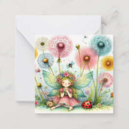 Fairy Fantasy Note Card Mitteilungskarte