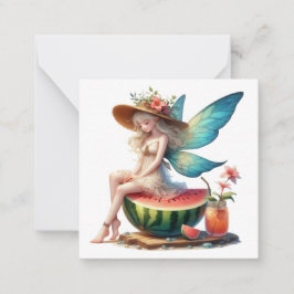 Fairy Fantasy Note Card Mitteilungskarte